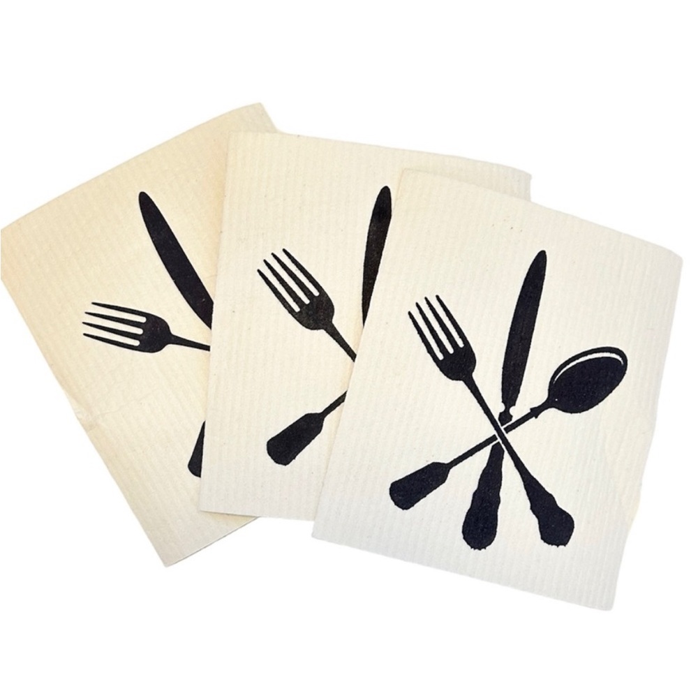 EuroScrubby Cutlery Reusable Dishcloth NEW set
